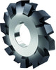 Hochleistungs-Scheibenfräser PREMUS, kreuzverzahnt, ohne Bund, TiAlN