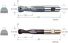 Radiusfräser PREMUS, HSS-Co extra lang TiAlN