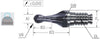 Vollradiusfräser HAIMER, Duo Lock, Basic, 1,5 × A1