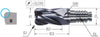 Zylinderfräser HAIMER, Duo Lock Basic, 1,5 × A1
