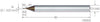 Kleinstfräser VHM MIKRON, CrazyMill Hexalobe, 3,5 × A1, eXedur SNP