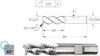 Schaftfräser PREMUS, VHM kurz mit Fase und Schruppverzahnung Alu