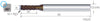 Kleinstfräser VHM MIKRON, CrazyMill Cool CF, 3×A1, eXedur SNP