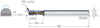 Vollradiusfräser MIKRON, VHM, CrazyMill Cool Vollradius, 3 × A1, eXedur SNP