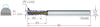Vollradiusfräser MIKRON, VHM, CrazyMill Cool Vollradius, 4,5 × A1, eXedur SNP