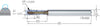 Solid carbide full-radius cutter, CrazyMill Cool full radius, 5 × A1, eXedur SNP