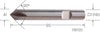 Deburring cutter 90°, short