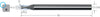 Torusfräser MIKRON, VHM CrazyMill Cool, 1,5 × A1, mit Eckenradius, eXedur RIP