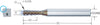 Kleinstfräser VHM MIKRON, CrazyMill Cool, torisch, Typ N-4 × A1, eXedur SNP