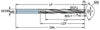 CoroDrill® 452 Vollhartmetallbohrer SANDVIK, 452.4-0483-034A0-CM H10F