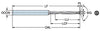 CoroDrill® 862-GM Vollhartmetall-Mikrobohrer SANDVIK, 862.1-1000-090A0-GM X2BL
