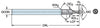 CoroDrill® 462-XM Vollhartmetall-Mikrobohrer für Stufen und Fasen SANDVIK, 862.2-0900-018A0-GP X2BL