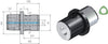 Werkzeugadapter WTO, ISO 26623-1 Weldon/Whistle-Notch-Adapter kurz, ohne Greiferrille