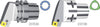 Klemmhalter SWISS TOOLS, 90&deg;/75&deg; PSBN L/R