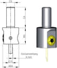 Spindelwerkzeug SWISS TOOLS, Micro Ausdrehkopf &Oslash; 0,3-19,1 analog