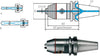 Universal-Spannfutter WTE, JIS 6339 B, Kurzbohrfutter, Präzision