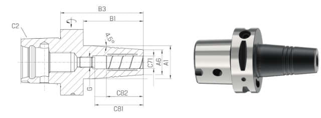 Hydrodehn-Spannfutter SCHUNK, TENDO Slim, kurz