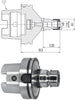 Spannzangenfutter HP HAIMER, Spannzangenfutter HP, ultrakurz