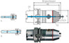 Universal-Spannfutter WTE, DIN 69893 A, Kurzbohrfutter, Präzision