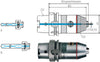 Universal-Spannfutter WTE, DIN 69893 A, Kurzbohrfutter, Präzision