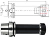 Spannzangenfutter ER PREMUS, überlang, G2,5 bei 25.000 1/min