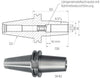 Schrumpffutter HAIMER, DIN 69871 kurz Form AD/B mit Cool Jet