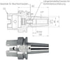 Schrumpffutter HAIMER, DIN 69893 A kurz mit Cool Jet