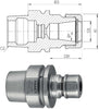 Spannzangenfutter ER High Precision HAIMER, Spannzangenfutter HP, kurz