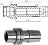 Schrumpffutter HAIMER, DIN 69893 Mini ultrakurz