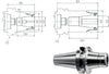 Spannzangenfutter HDC FAHRION, HDC32, Heavy Duty Chuck, BT mit Plananlage