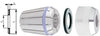 Sealing disc for collet chuck CENTRO|P Sealing disc for Centro P DI32 Range 2,0-20,0 mm 15,0