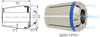 Spannzange ER-HPDD FAHRION, Präzisions-Spannzangen, Protect 429E GERC25-HPDD, Spannbereich 4,0 - 14,0 mm