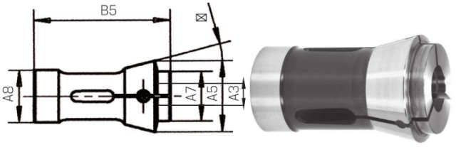 Druckspannzange 173E FAHRION, Druckspannzange Spannbereich 60-360 mm sechskant 173 E