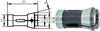 Compression collet 173E Compression collet Clamping range 60-360 mm hexagonal 173 E