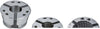 Clamping head for Manok/Torok manual chuck for unmachined part Clamping range up to 52 mm with shortened stem Overall length 46 mm