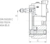 Handspannfutter ROTA-S plus SCHUNK, DIN 55028 C