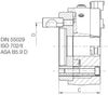 Handspannfutter ROTA-S plus SCHUNK, DIN 55029