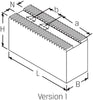 Drehfutterbacken-Satz SCHUNK, Aluminium, Typ KM-WBAL