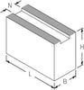 Drehfutterbacken SCHUNK, ungebohrt Typ SBM