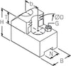 Lathe chuck jaw set for external clamping type SZA 1632