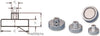 Permanent-Magnet NEUTRAL, Flachgreifer mit Gewindebuchse aus Samarium-Kobalt