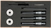 Precision three-point internal micrometer 368 set of measuring surfaces hardened steel TiN-coated