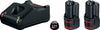 Akku-Starter-Set BOSCH, 2× GBA 12V 2,0 Ah + GAL 12V-40