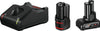 Akku-Starter-Set BOSCH, 1× GBA 12V 2,0 Ah + 4,0 Ah + GAL 12V-40