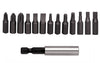 GEDORE Bit-Box 1/4 PH+SL+TX+6-kant+Bithalter 14-teilig
