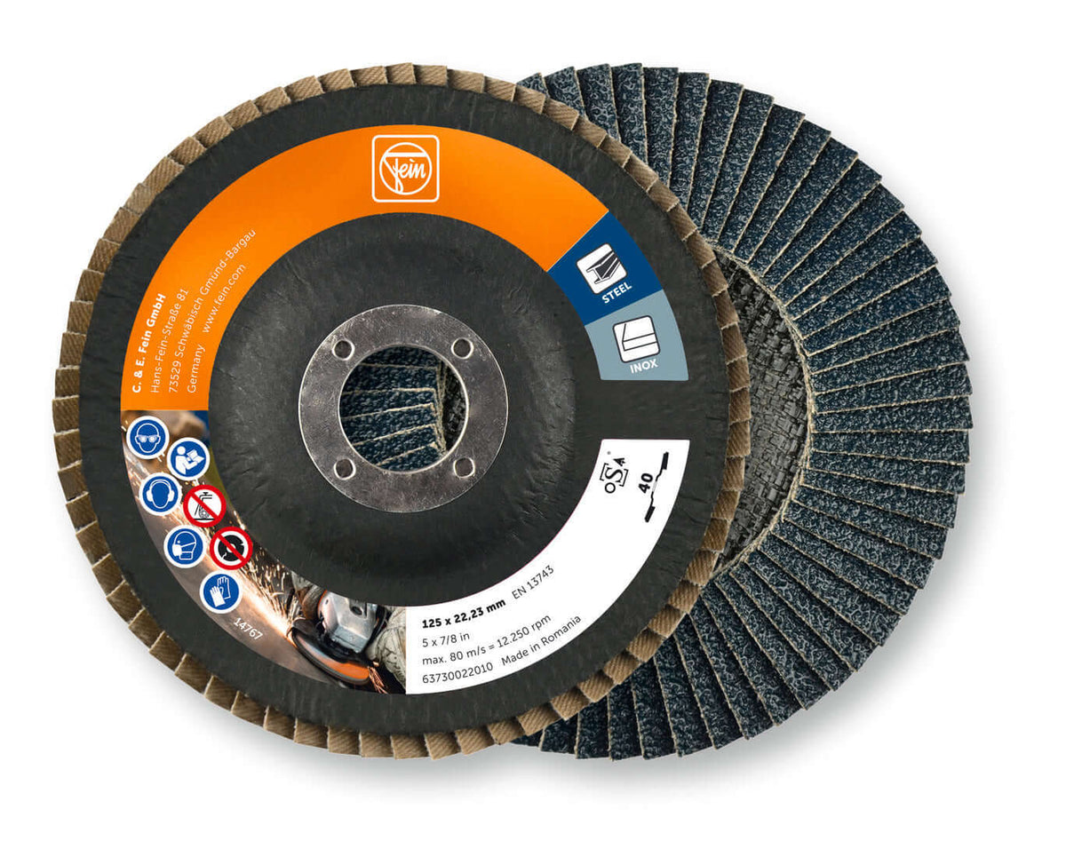 Fächerschleifscheibe, Ø 125 mm, VE 10 St FEIN,