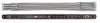Gliedermaßstab BMI, Aluminium schwarz
