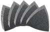 Schleifblatt-Set FEIN, ungelocht, Kantenlänge 80 mm