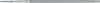 Werkstattfeile PFERD, rund, spitz zulaufend, Hieb 1
