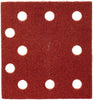 Schleifblatt MILWAUKEE, L × B = 107 × 115 mm, 10 Löcher